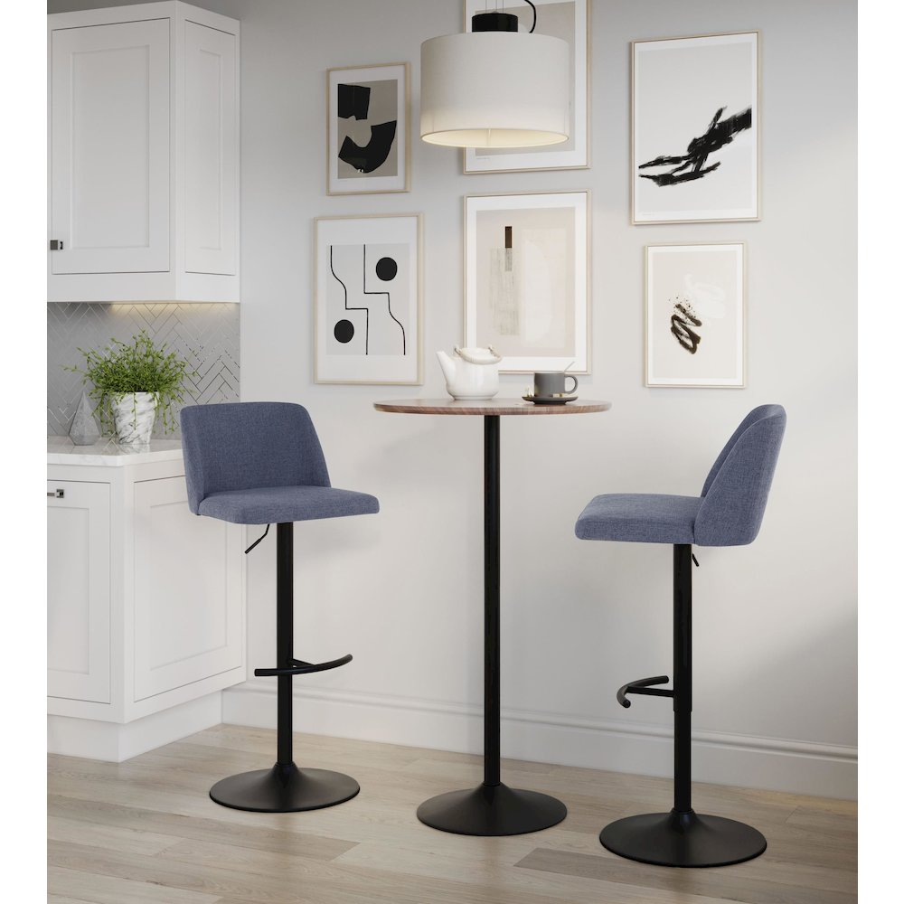 Toriano Adjustable Barstool - Set of 2. Picture 7