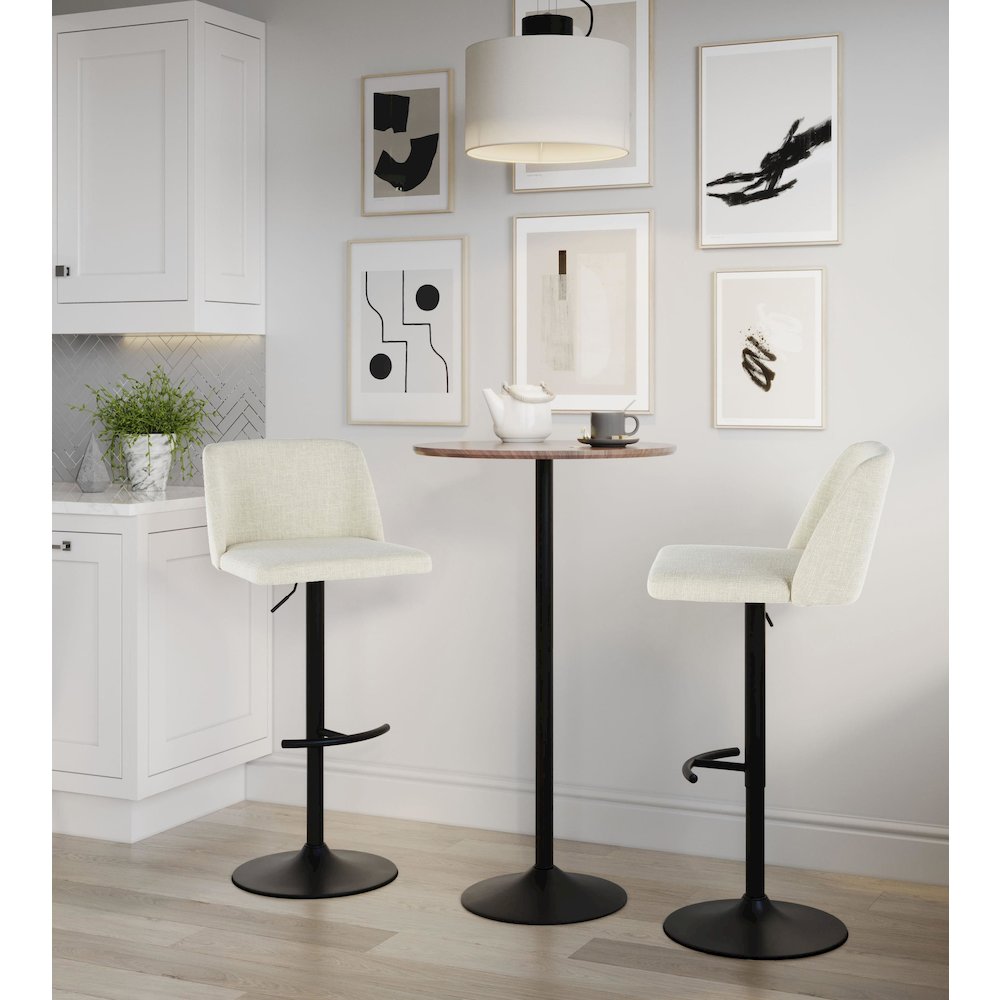 Toriano Adjustable Barstool - Set of 2. Picture 7