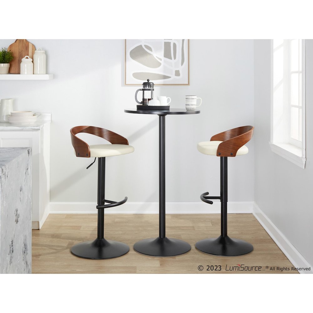 Grotto Adjustable Barstool - Set of 2. Picture 9