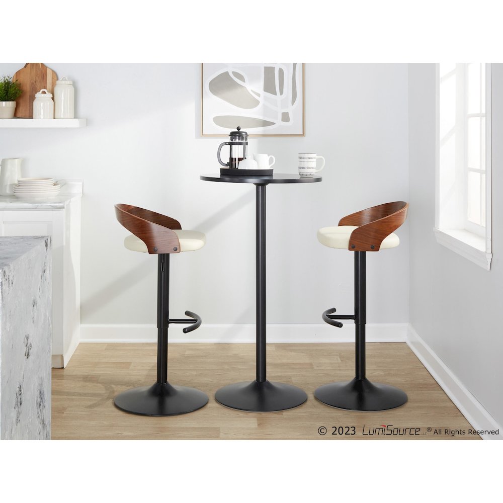 Grotto Adjustable Barstool - Set of 2. Picture 10