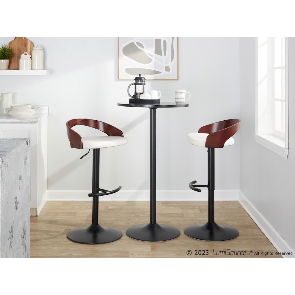Grotto Adjustable Barstool - Set of 2. Picture 9