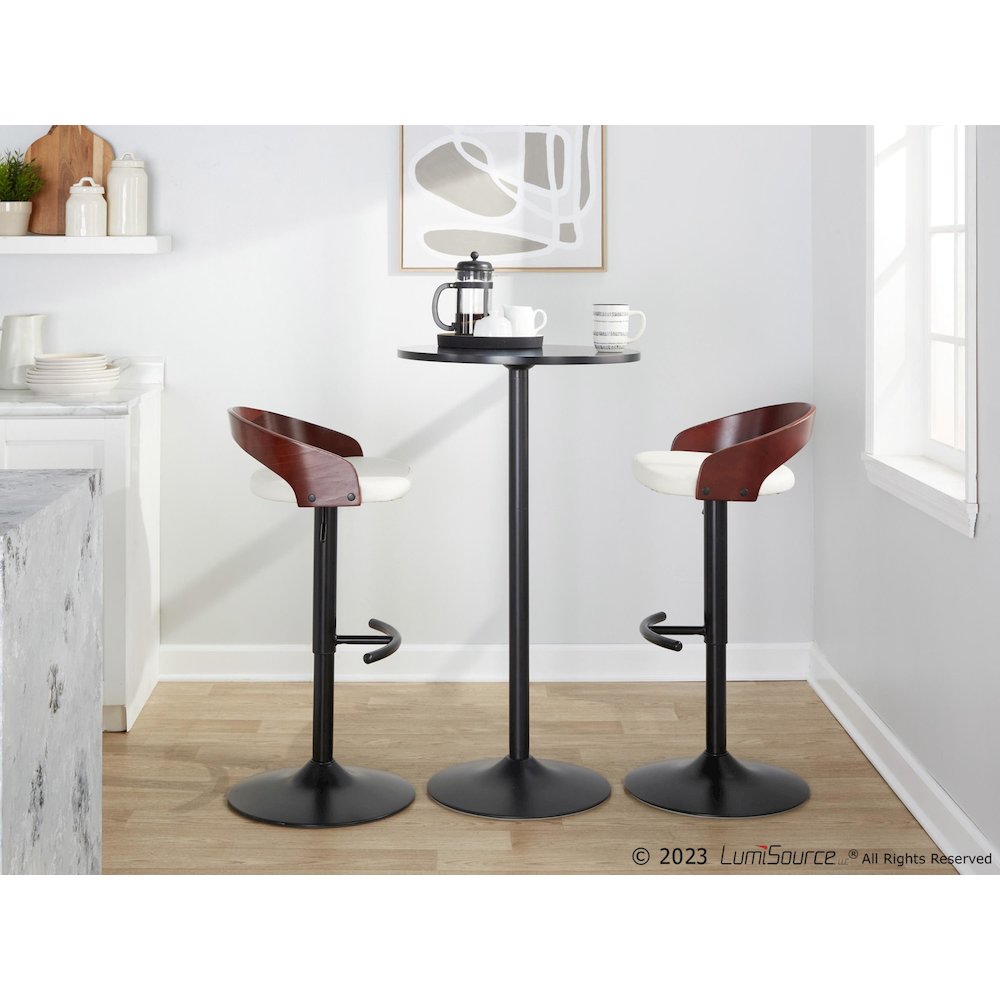Grotto Adjustable Barstool - Set of 2. Picture 10