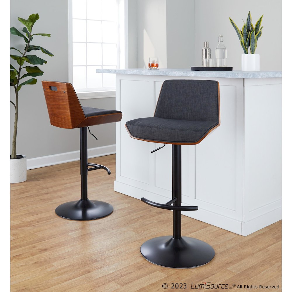 Corazza Adjustable Barstool - Set of 2. Picture 7