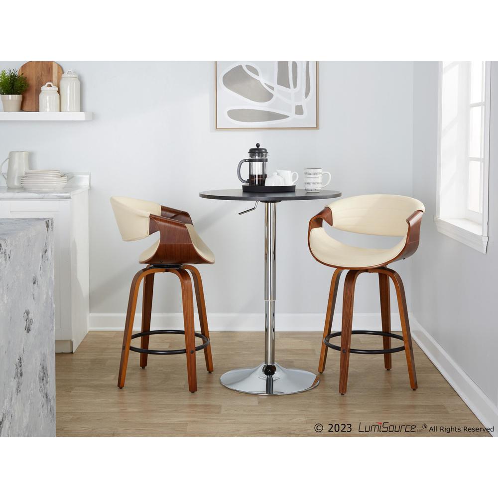 Multi Symphony 26" Fixed-Height Counter Stool - Set of 2. Picture 8