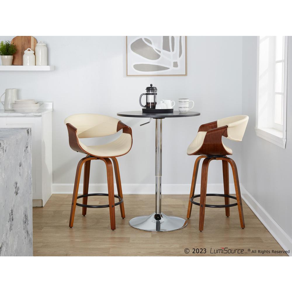 Multi Symphony 26" Fixed-Height Counter Stool - Set of 2. Picture 9