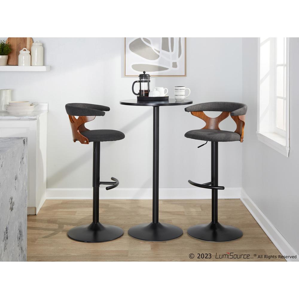 Grey Gardenia Adjustable Barstool - Set of 2. Picture 8