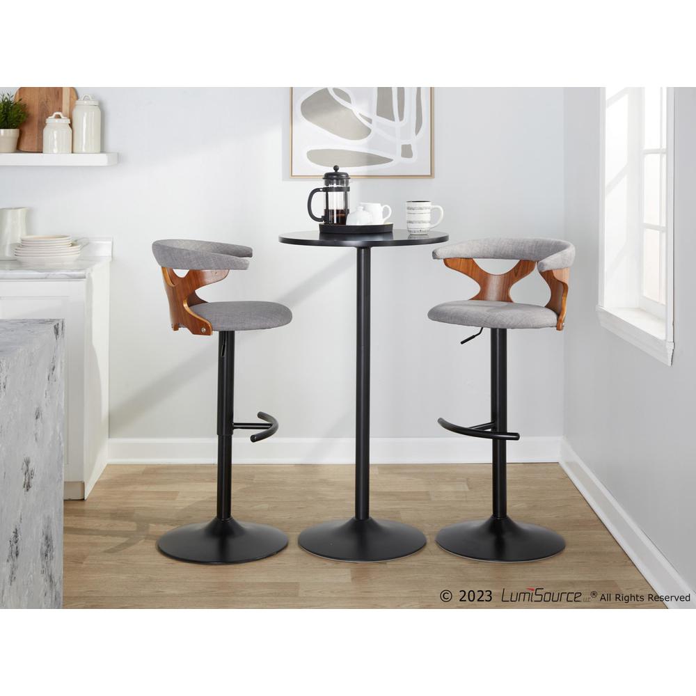 Grey Gardenia Adjustable Barstool - Set of 2. Picture 8