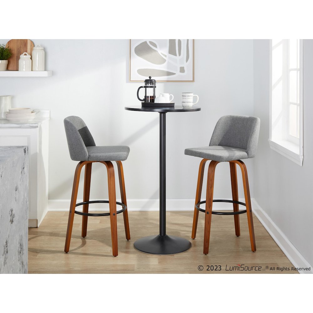Toriano 30" Fixed-Height Barstool - Set of 2. Picture 9