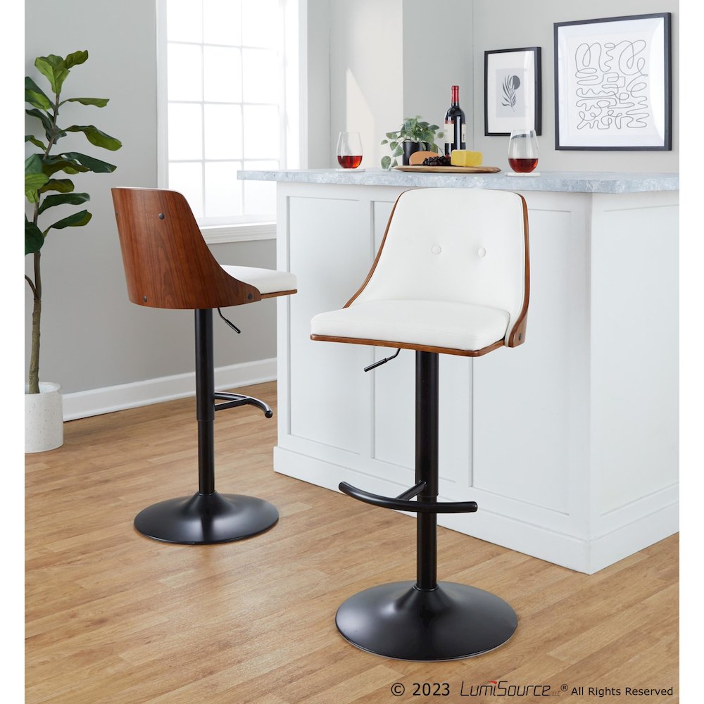 Gianna Adjustable Barstool - Set of 2. Picture 7