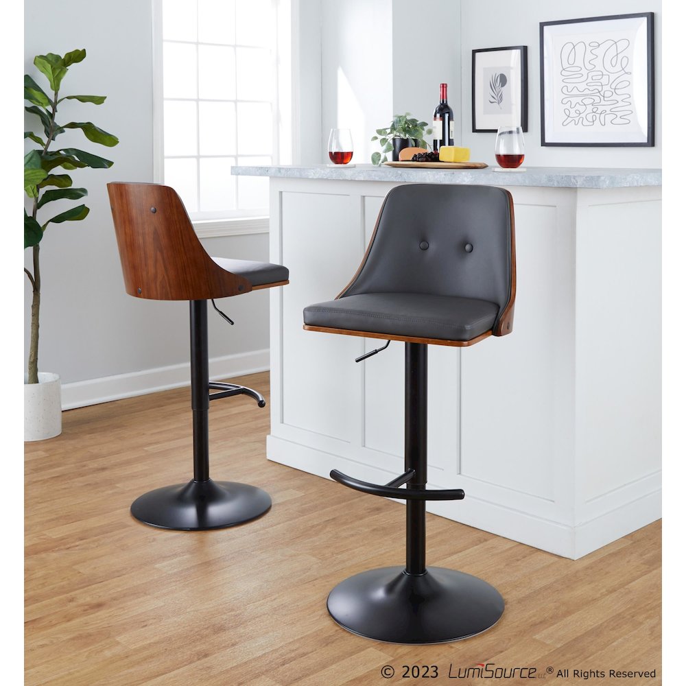 Gianna Adjustable Barstool - Set of 2. Picture 7