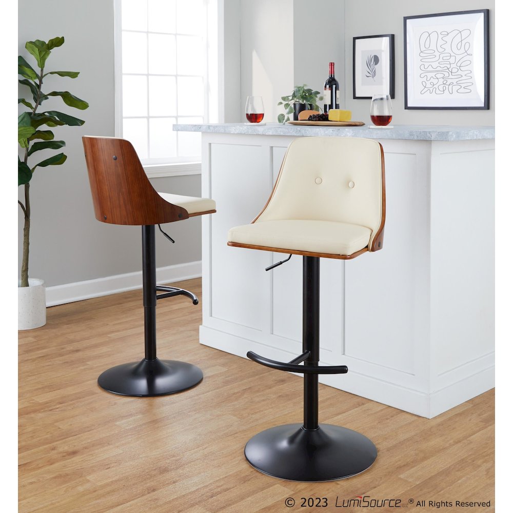 Gianna Adjustable Barstool - Set of 2. Picture 7