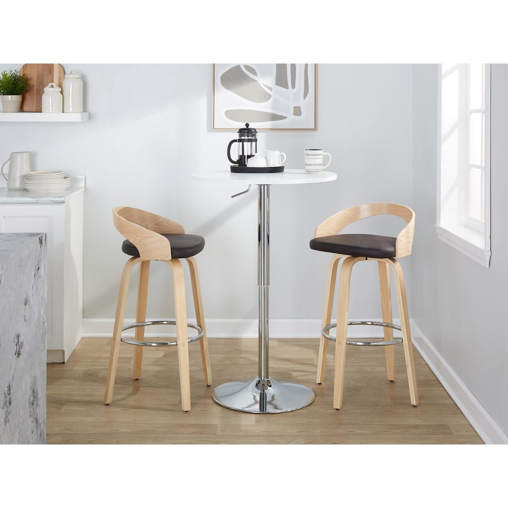 Grotto 30" Fixed-Height Barstool - Set of 2. Picture 7