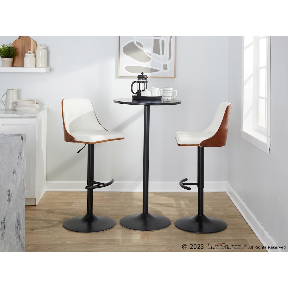 Gianna Adjustable Barstool - Set of 2. Picture 9
