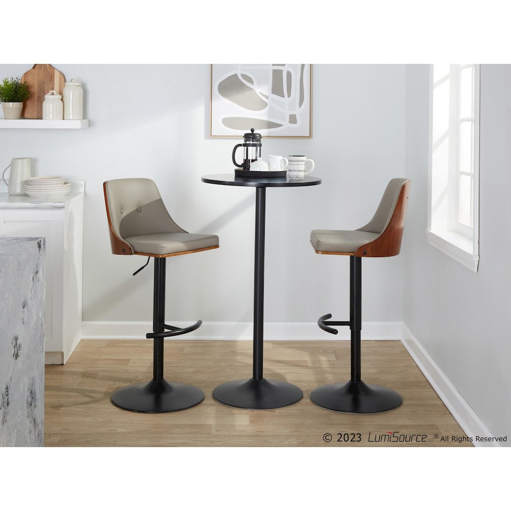 Gianna Adjustable Barstool - Set of 2. Picture 9