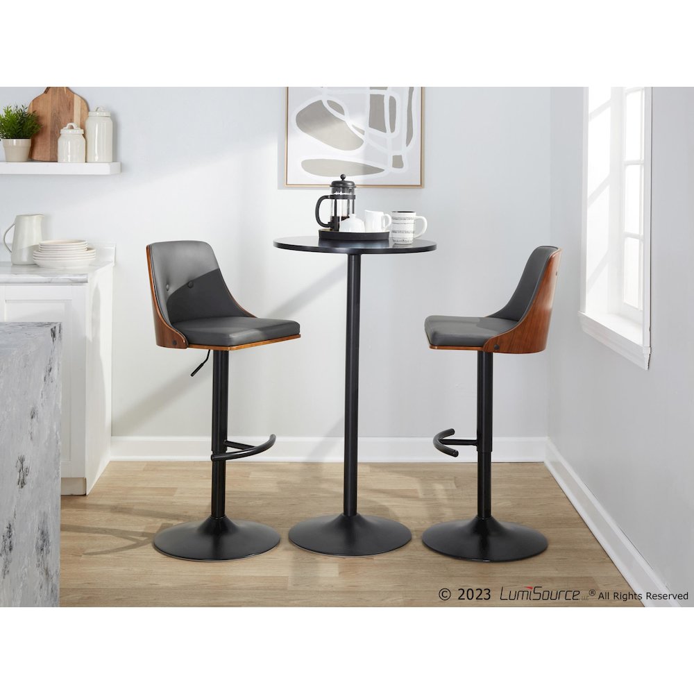 Gianna Adjustable Barstool - Set of 2. Picture 9