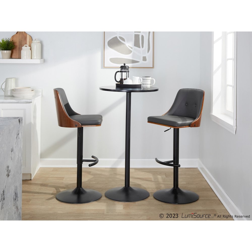 Gianna Adjustable Barstool - Set of 2. Picture 10