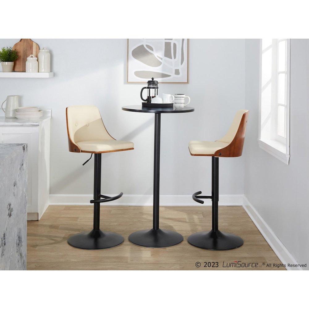 Gianna Adjustable Barstool - Set of 2. Picture 9