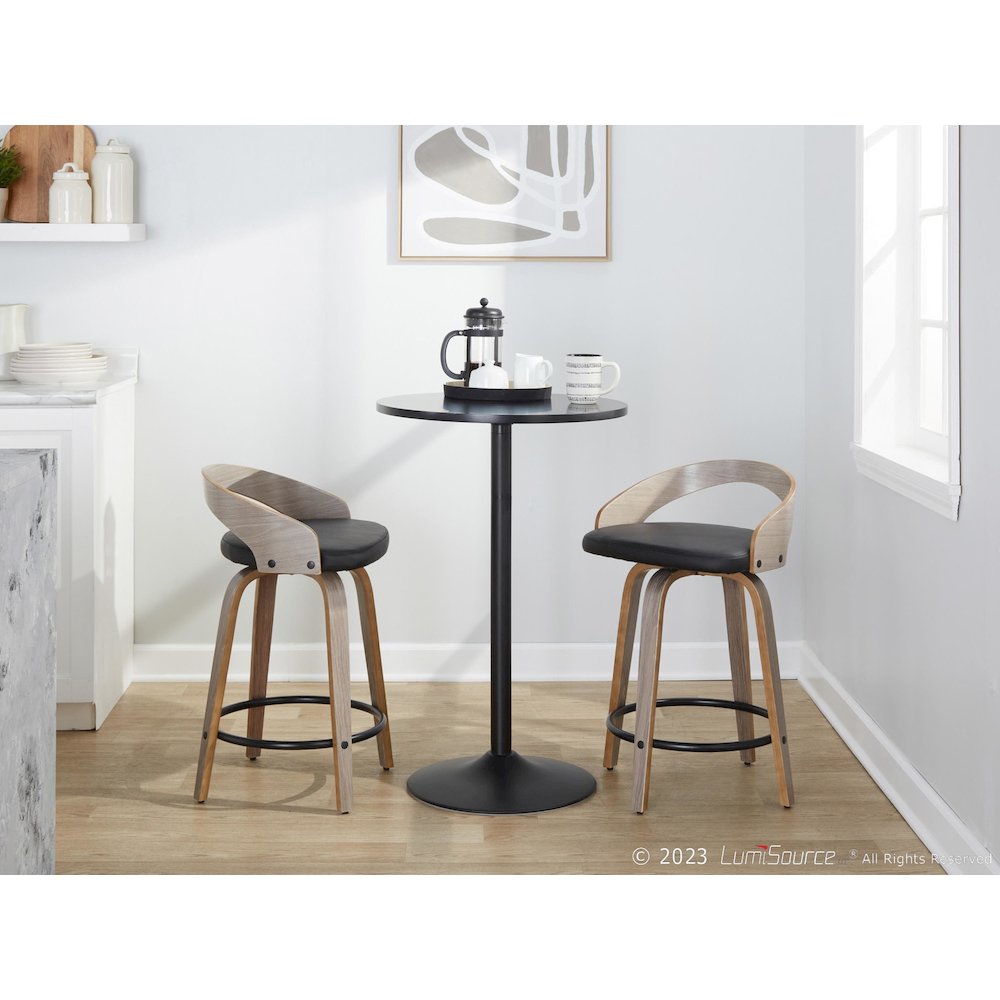 Grotto 24" Fixed-Height Counter Stool - Set of 2. Picture 9