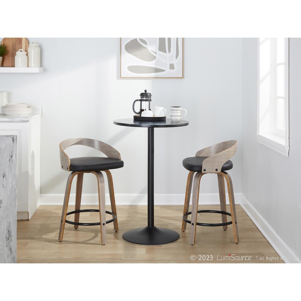 Grotto 24" Fixed-Height Counter Stool - Set of 2. Picture 10
