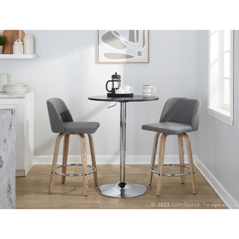 Toriano 26" Fixed-Height Counter Stool - Set of 2. Picture 9