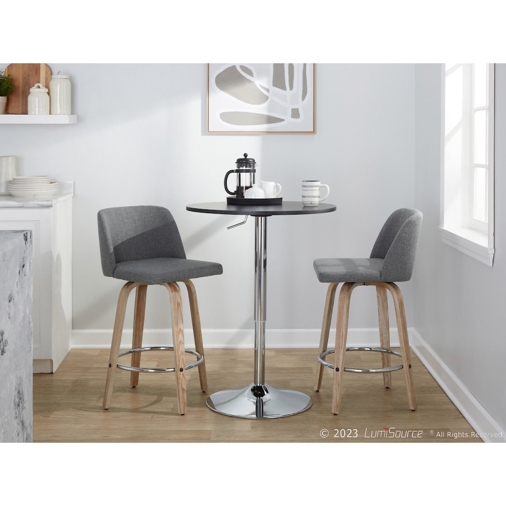 Toriano 26" Fixed-Height Counter Stool - Set of 2. Picture 10