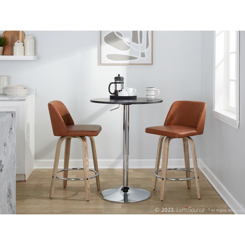 Toriano 26" Fixed-Height Counter Stool - Set of 2. Picture 10