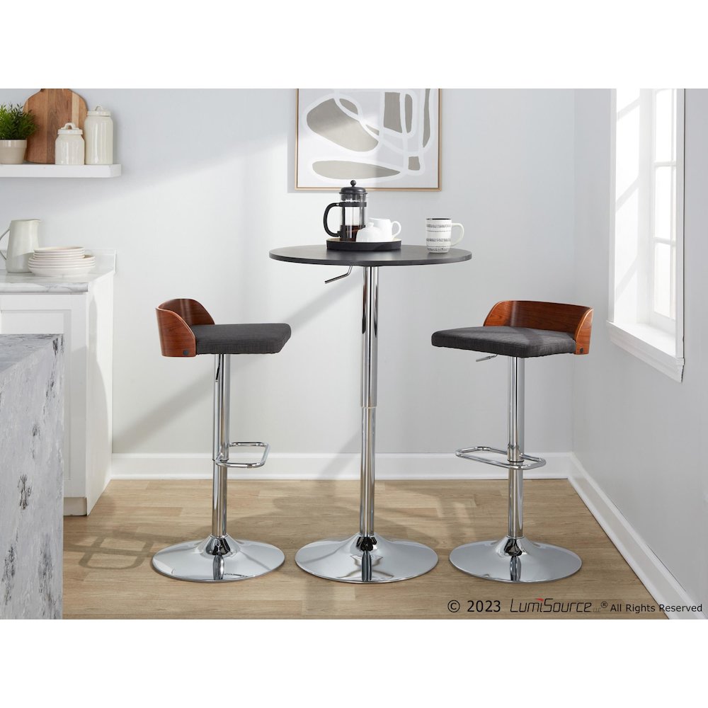 Maya Adjustable Barstool - Set of 2. Picture 7