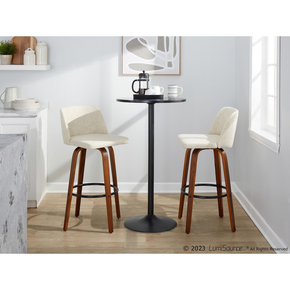 Toriano 30" Fixed-Height Barstool - Set of 2. Picture 9