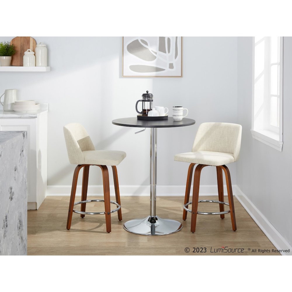 Toriano 24" Fixed-Height Counter Stool - Set of 2. Picture 10
