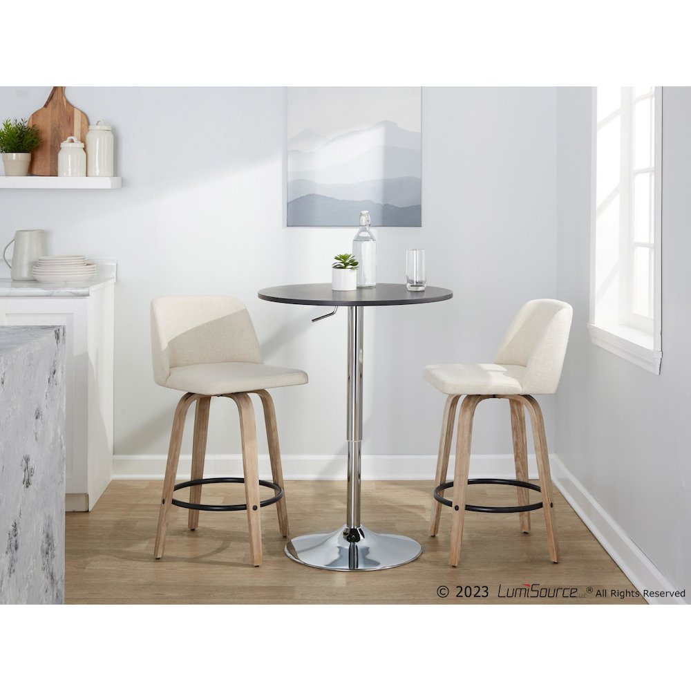 Toriano 26" Fixed-Height Counter Stool - Set of 2. Picture 9