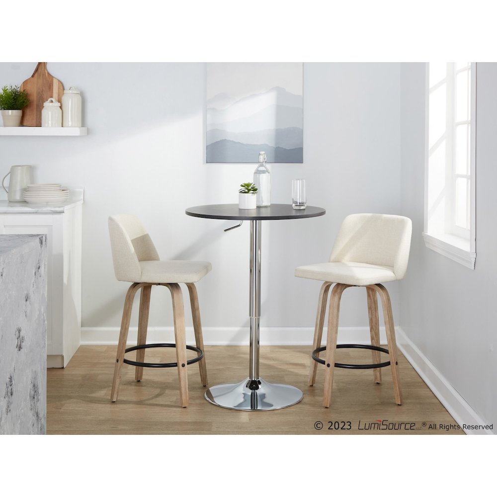 Toriano 26" Fixed-Height Counter Stool - Set of 2. Picture 10