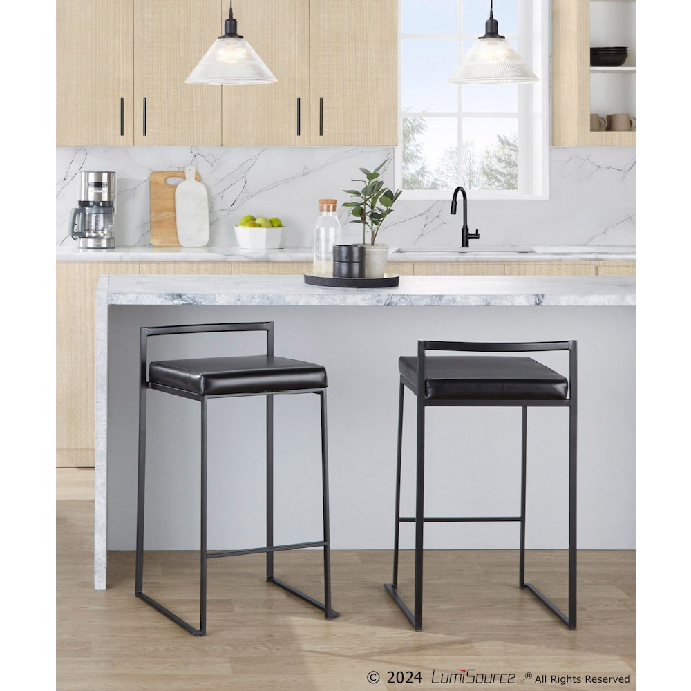 Fuji Stacker Counter Stool - Set of 2. Picture 11