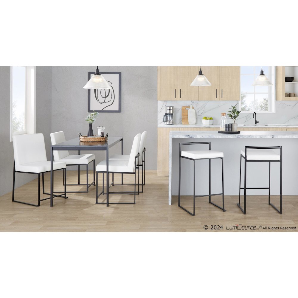 Fuji Stacker 26" Fixed-Height Counter Stool - Set of 3. Picture 9