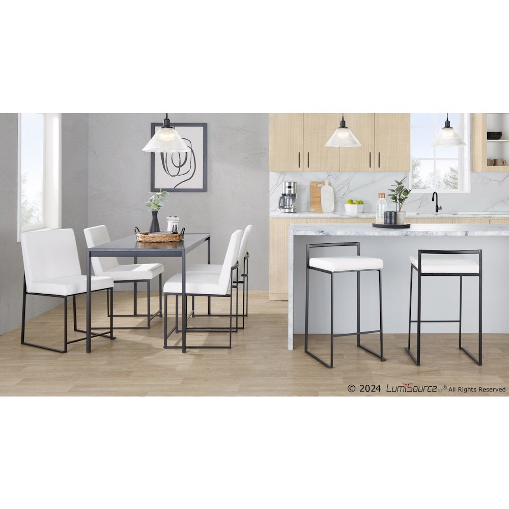 Fuji Stacker 26" Fixed-Height Counter Stool - Set of 3. Picture 11