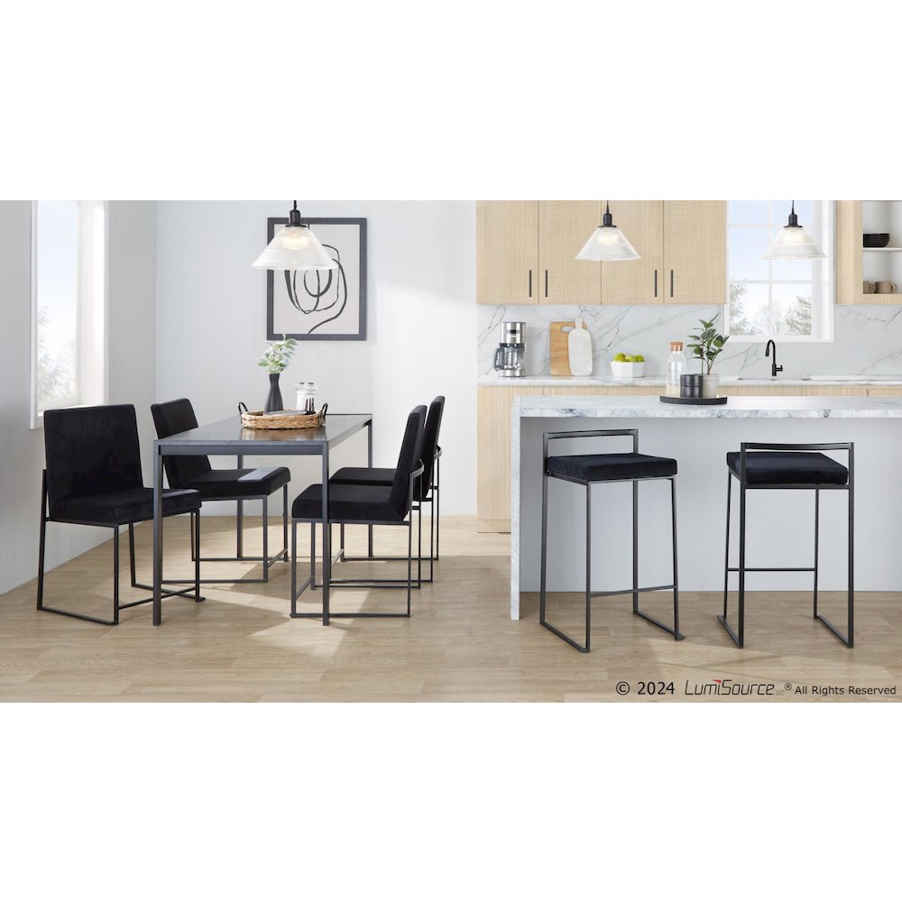 Fuji Stacker 26" Fixed-Height Counter Stool - Set of 3. Picture 10