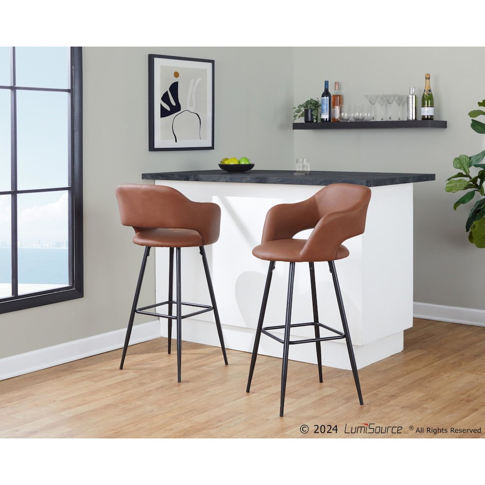 Margarite 30" Fixed-Height Barstool - Set of 2. Picture 7