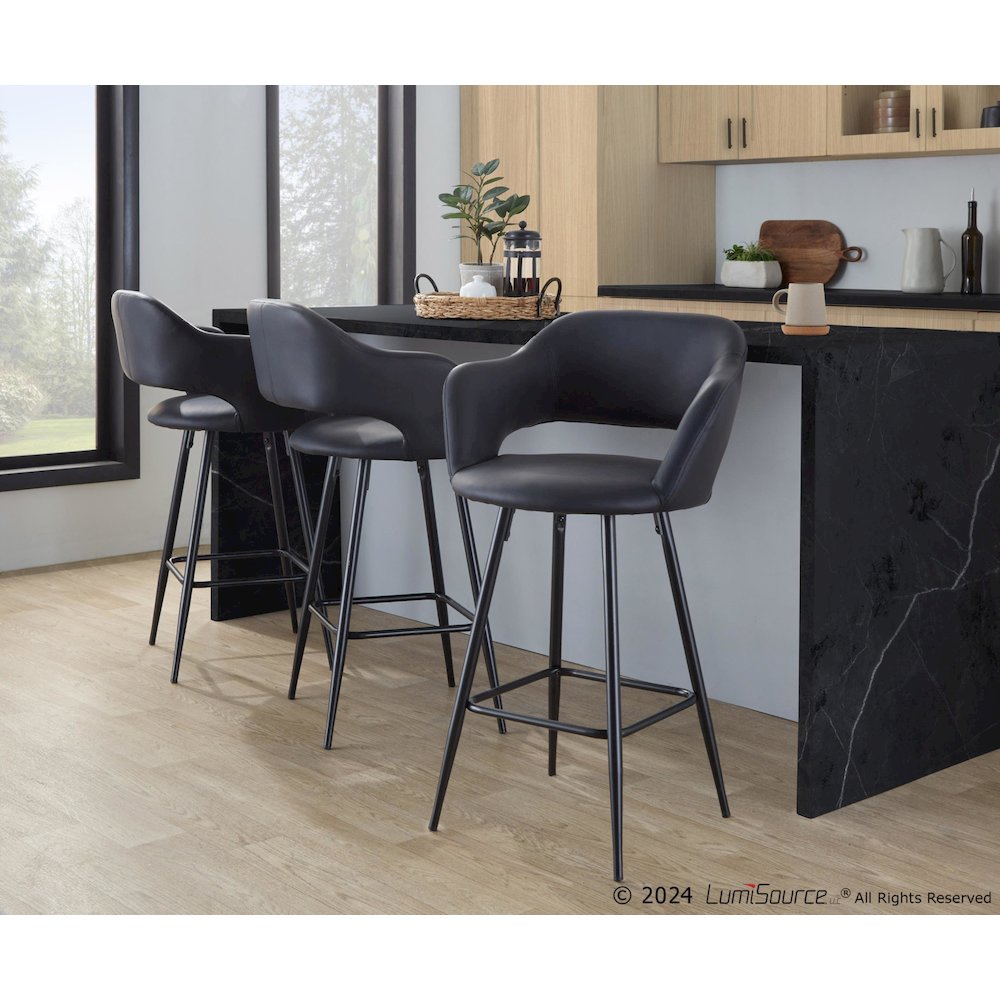Margarite 26" Fixed-Height Counter Stool - Set of 2. Picture 8