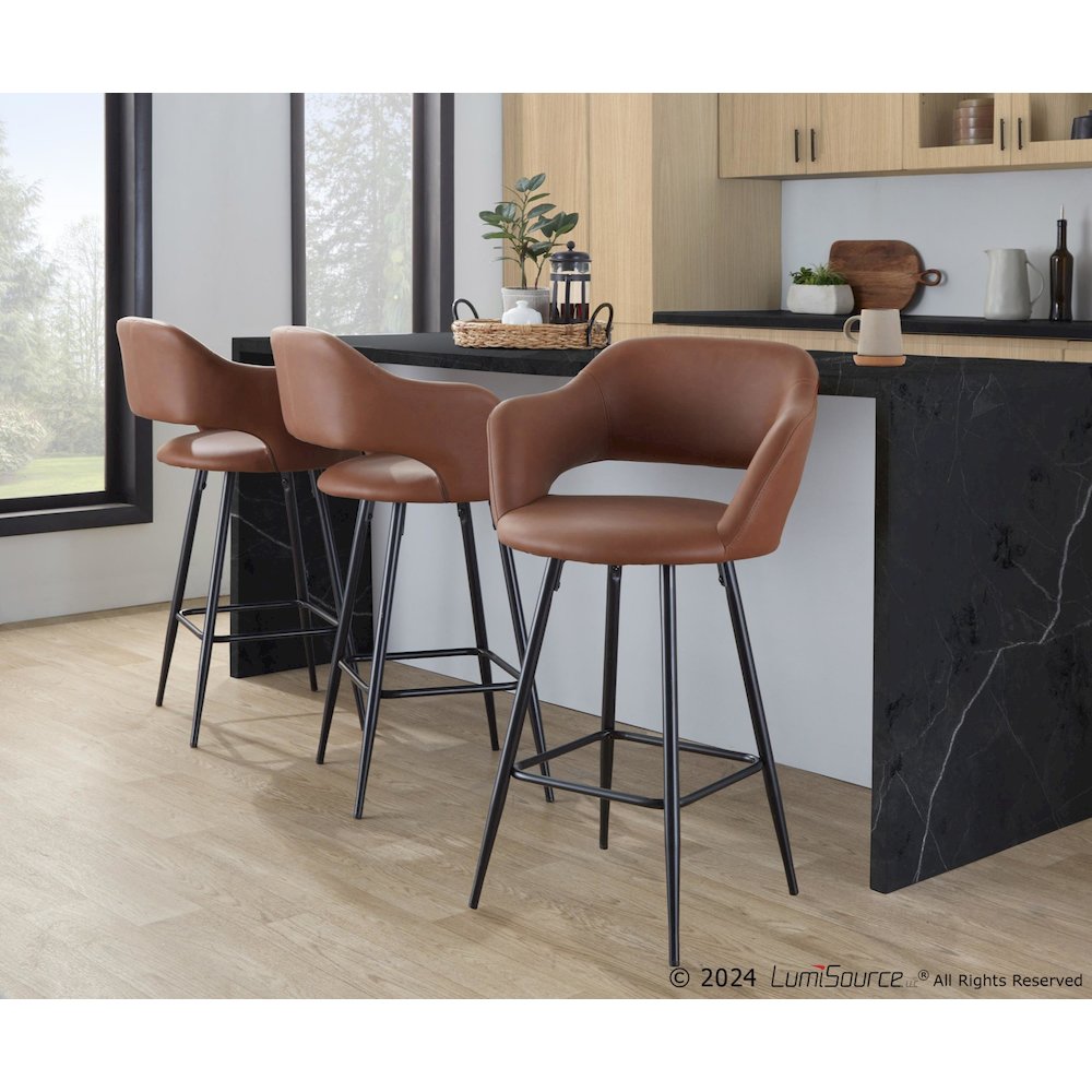Margarite 26" Fixed-Height Counter Stool - Set of 2. Picture 8