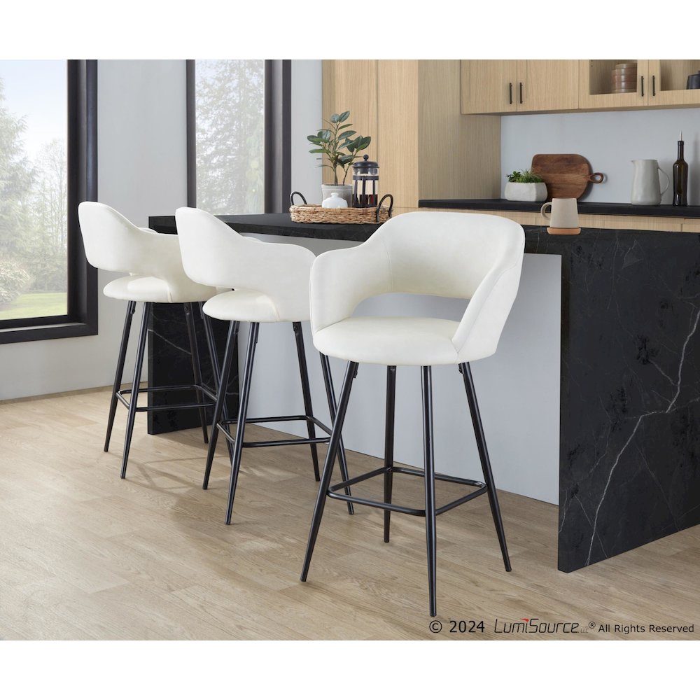 Margarite 26" Fixed-Height Counter Stool - Set of 2. Picture 8