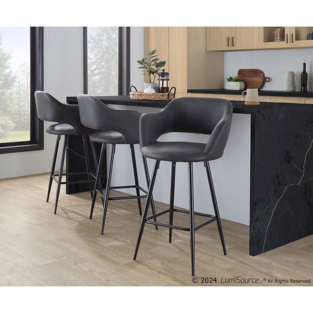 Margarite 26" Fixed-Height Counter Stool - Set of 2. Picture 8