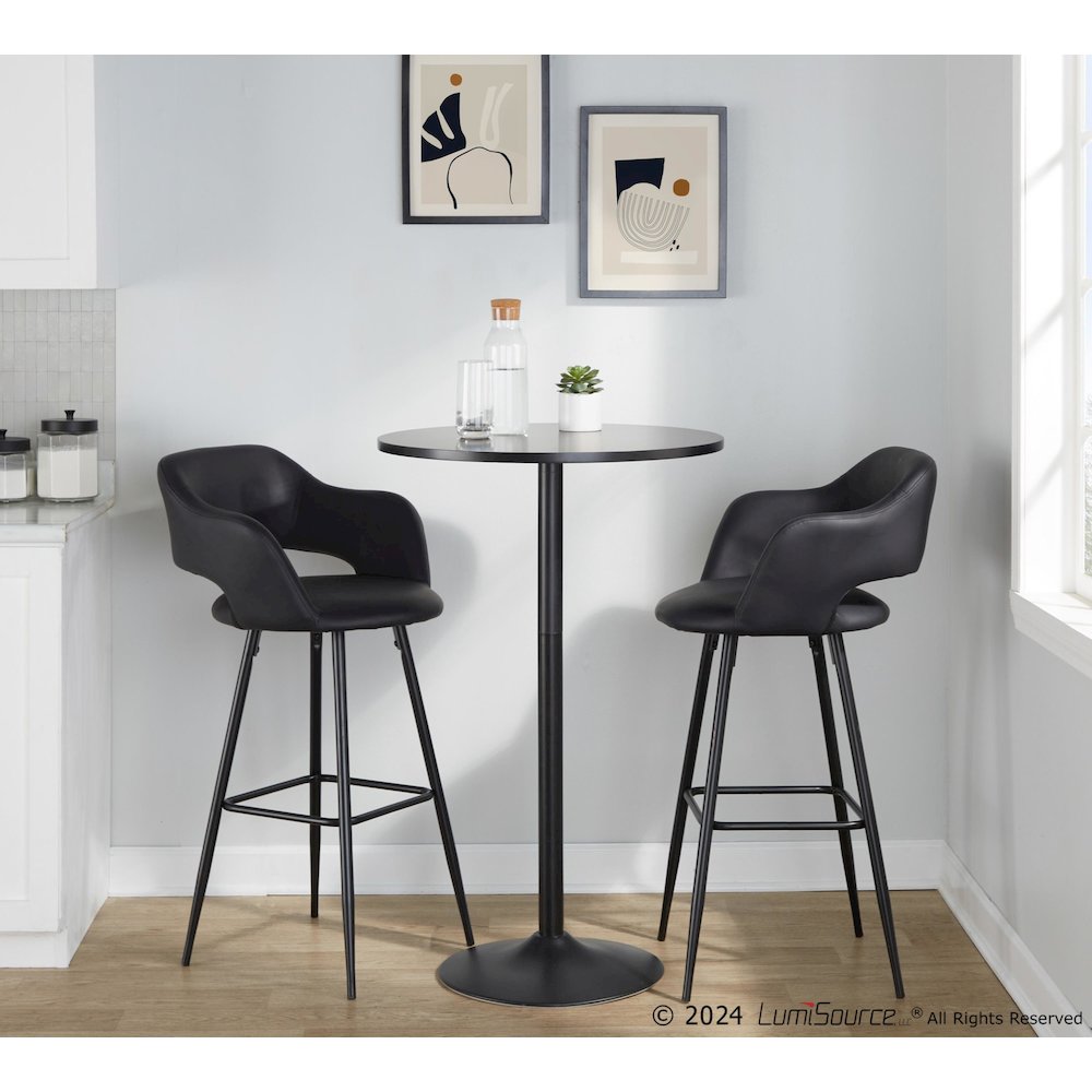 Margarite 30" Fixed-Height Barstool - Set of 2. Picture 8