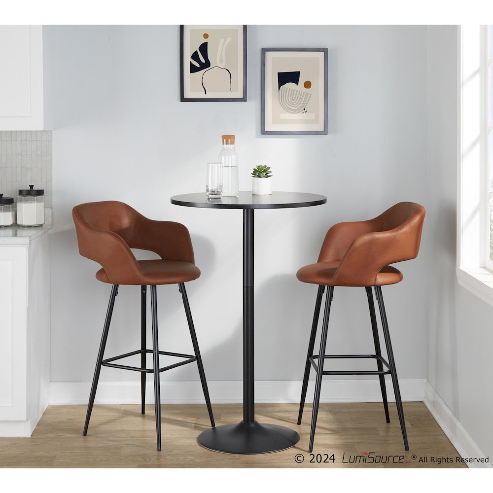 Margarite 30" Fixed-Height Barstool - Set of 2. Picture 8