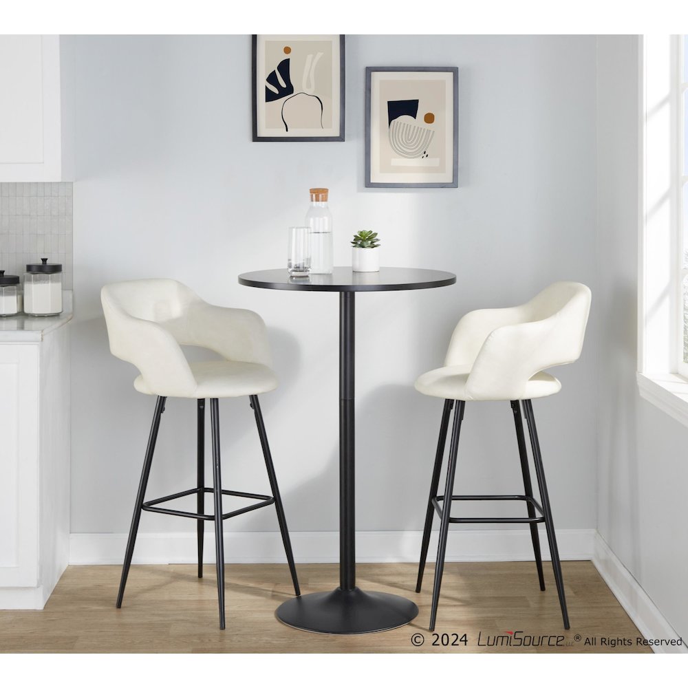 Margarite 30" Fixed-Height Barstool - Set of 2. Picture 8