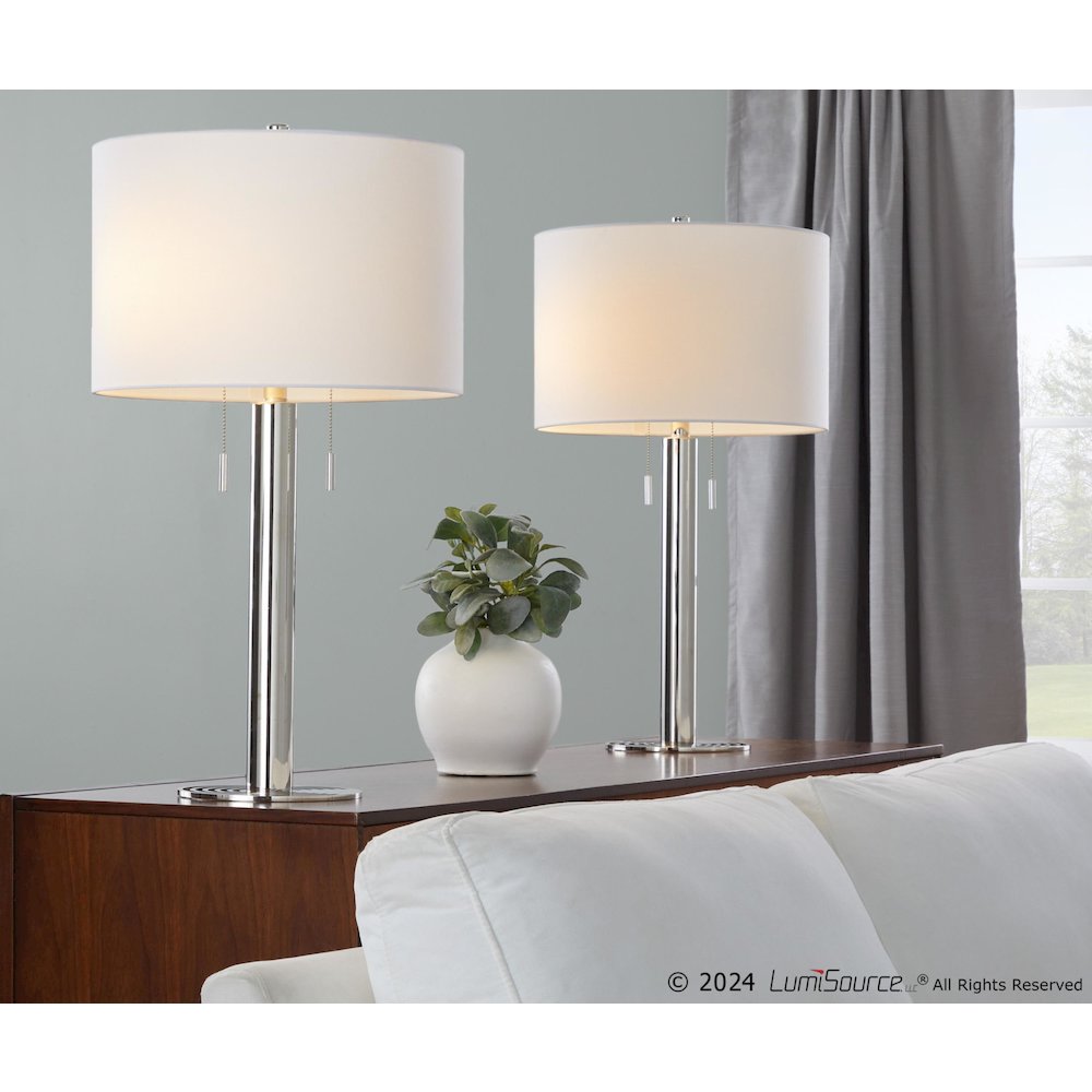 Master 29" Metal Table Lamp - Set of 2. Picture 5