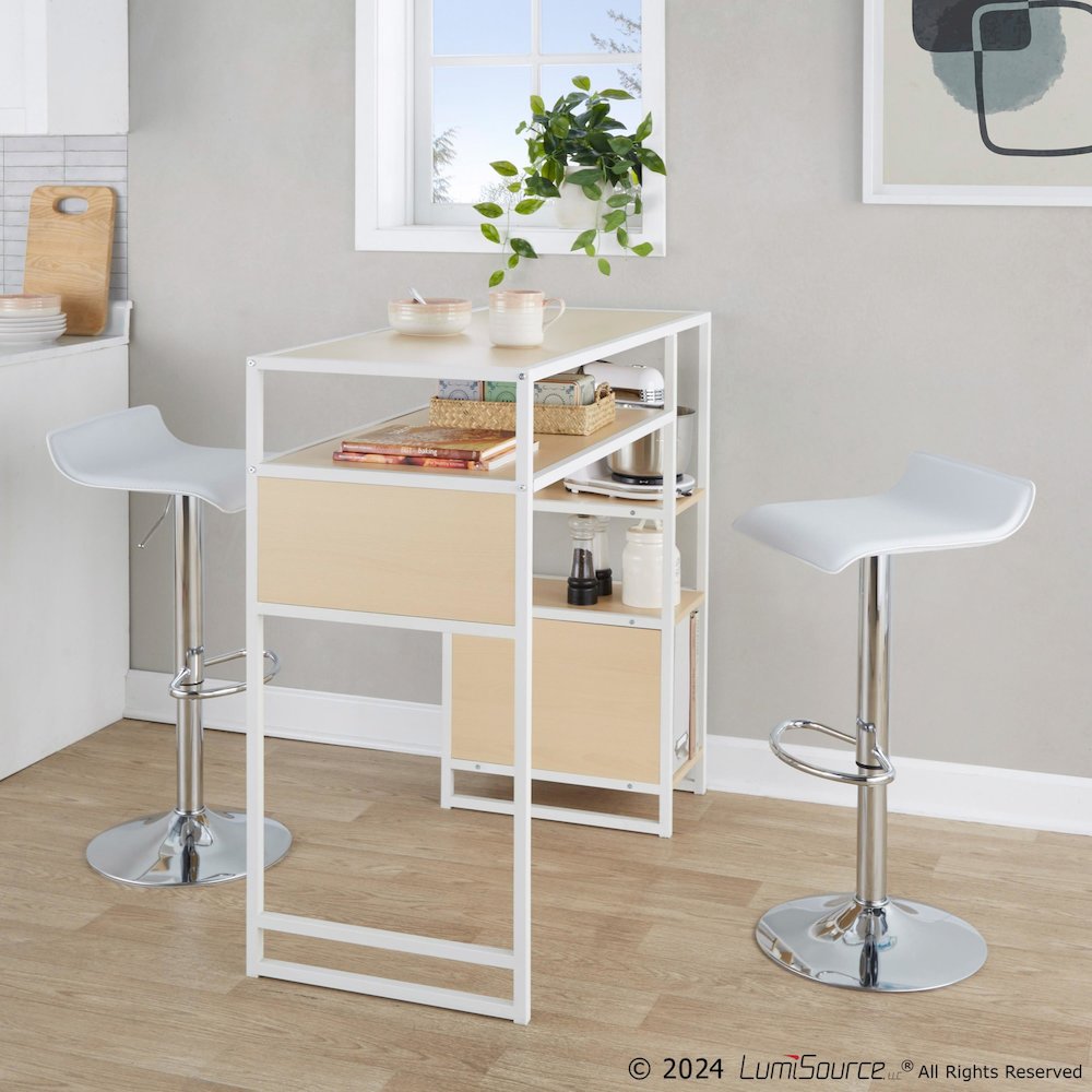 Display-Ale Bar Set with Storage - 3 Piece. Picture 5
