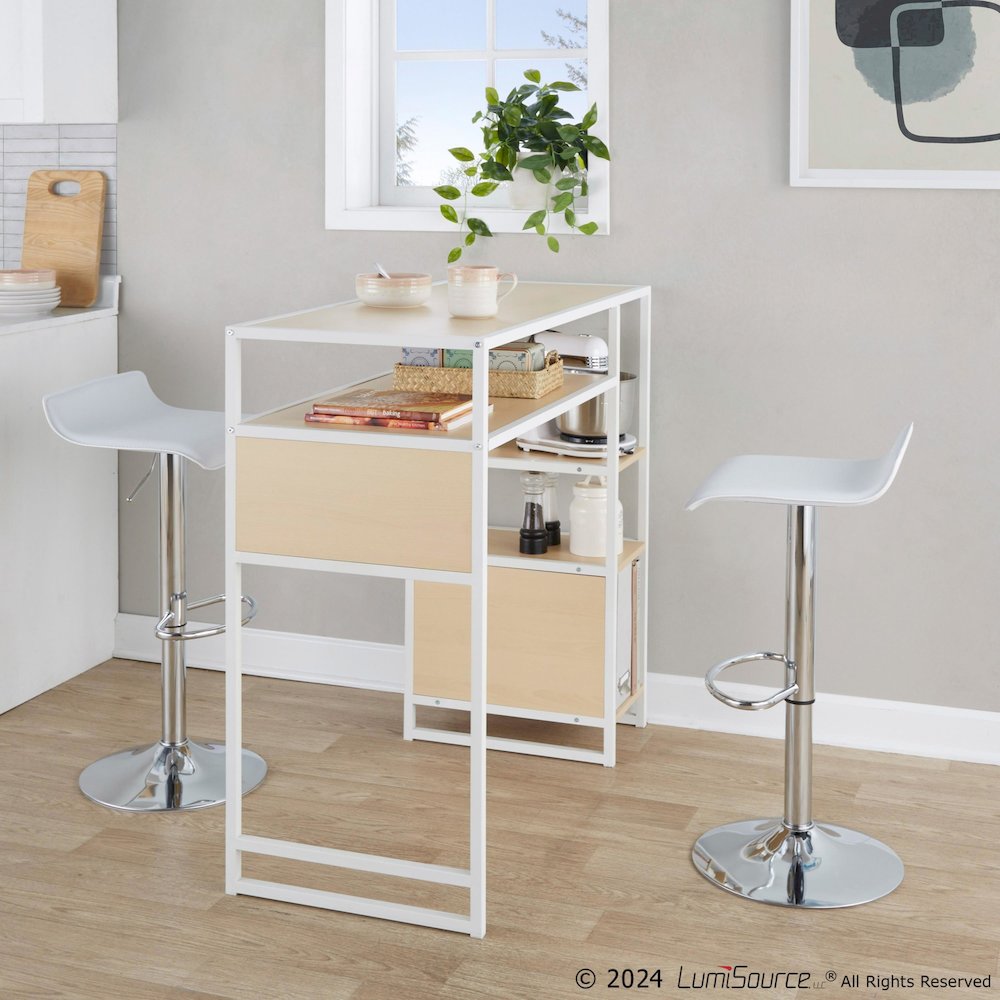 Display-Ale Bar Set with Storage - 3 Piece. Picture 6