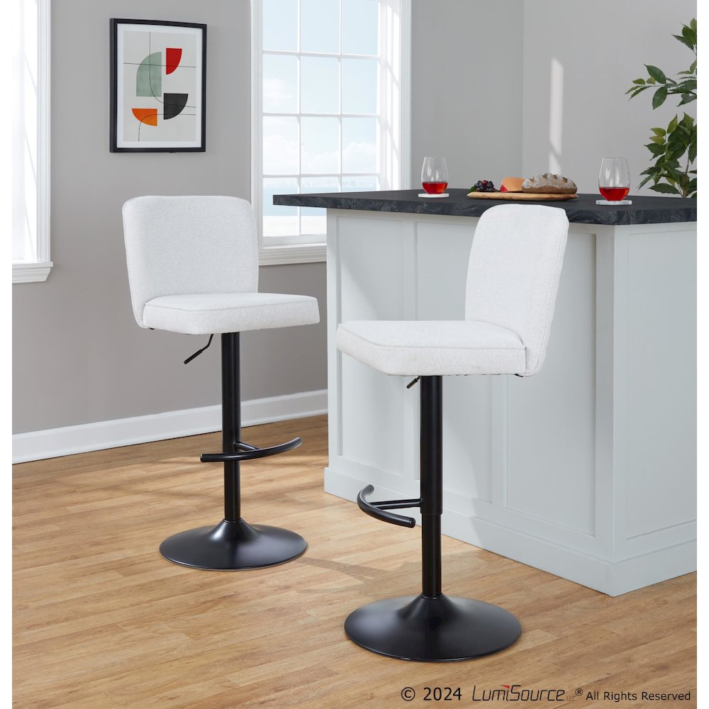 Henry Adjustable Barstool - Set of 2. Picture 8