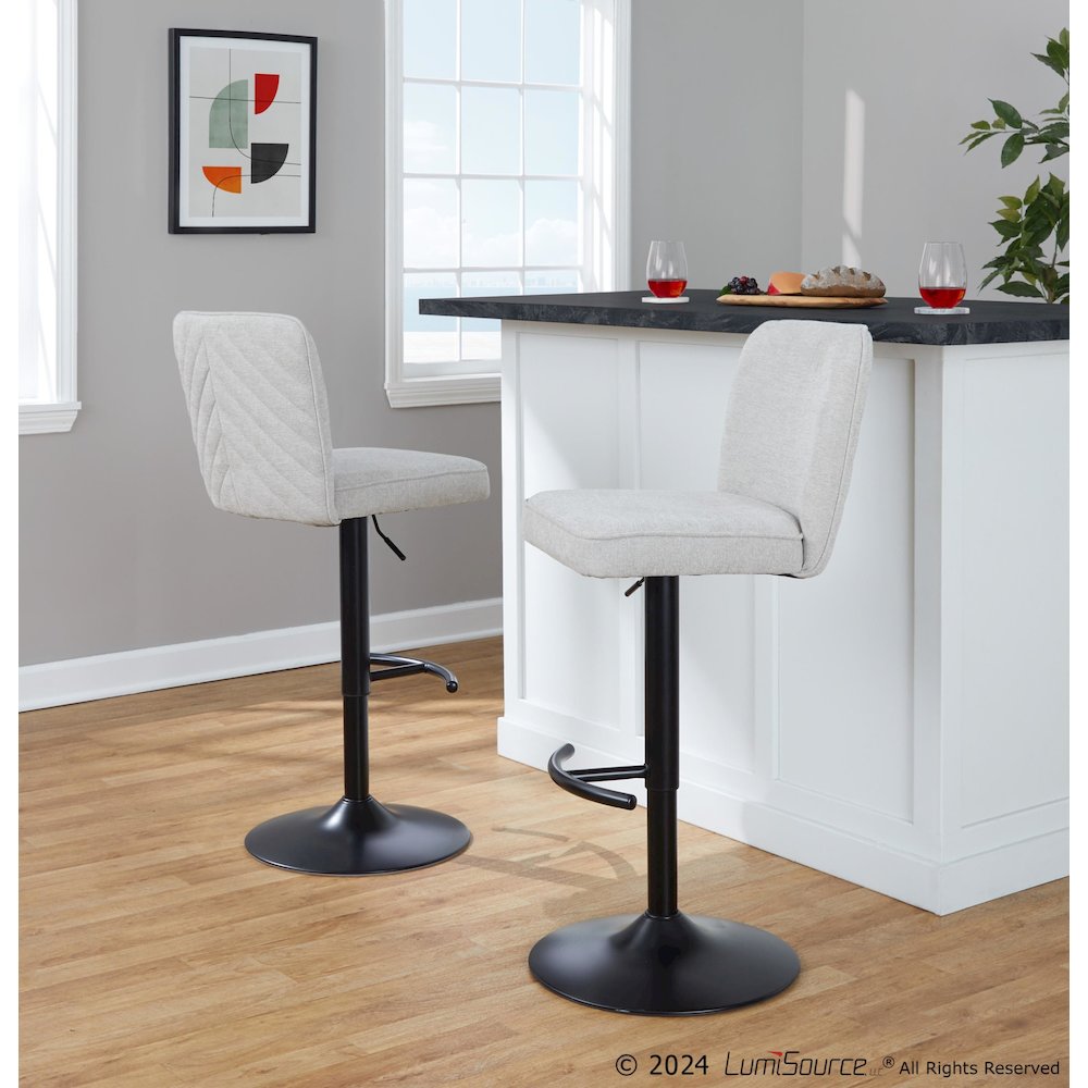 Henry Adjustable Barstool - Set of 2. Picture 9