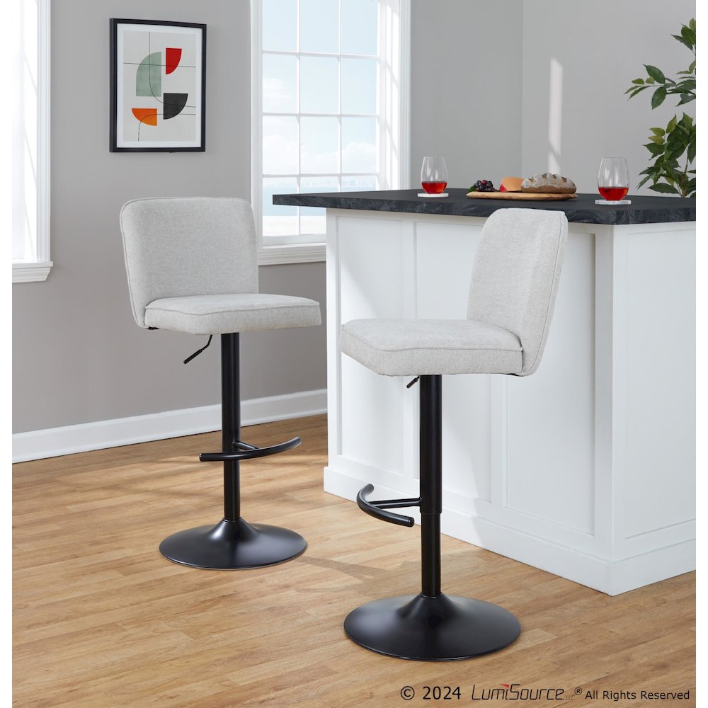 Henry Adjustable Barstool - Set of 2. Picture 10