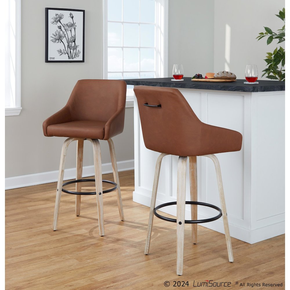 Hannah 30" Fixed-Height Barstool - Set of 2. Picture 7
